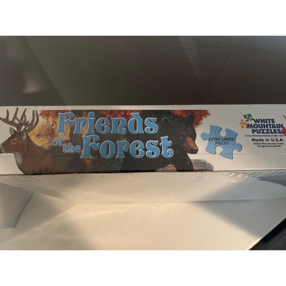 White Mountain Puzzles Friends of the Forest 1000 ExLarge Pc’s New SEALED 24x30 - Picture 5 of 7